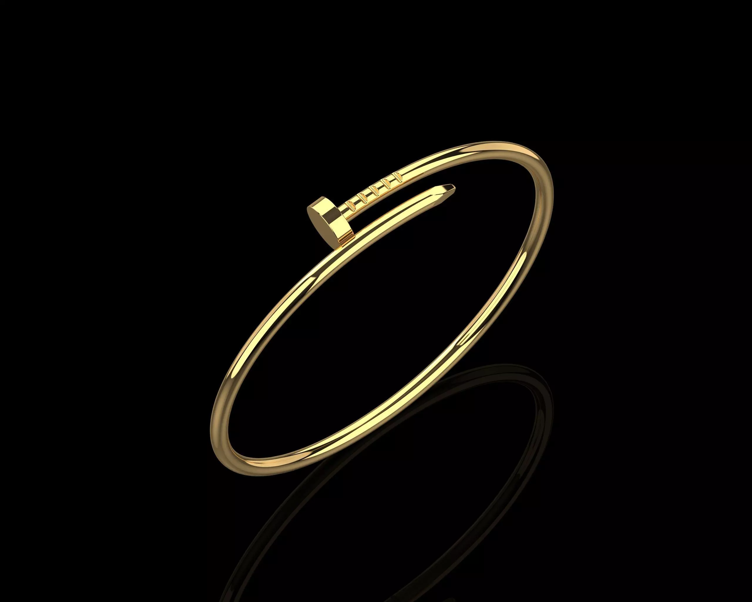 Juste un clou Bracelet 18 Size Small Version N189 3D print model_0