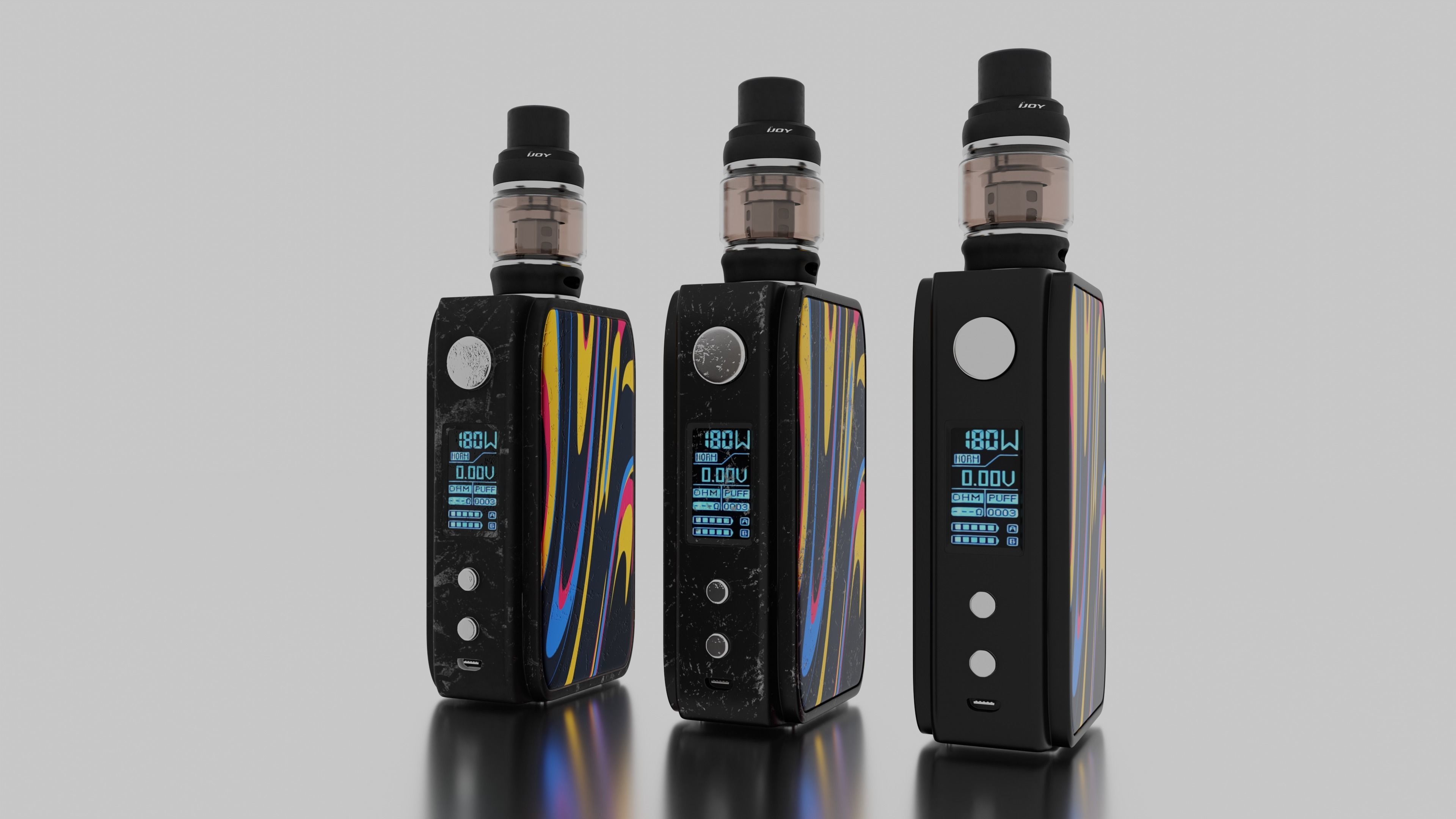 IJOY Shogun UNIV Kit - Vape pack 3D model_1