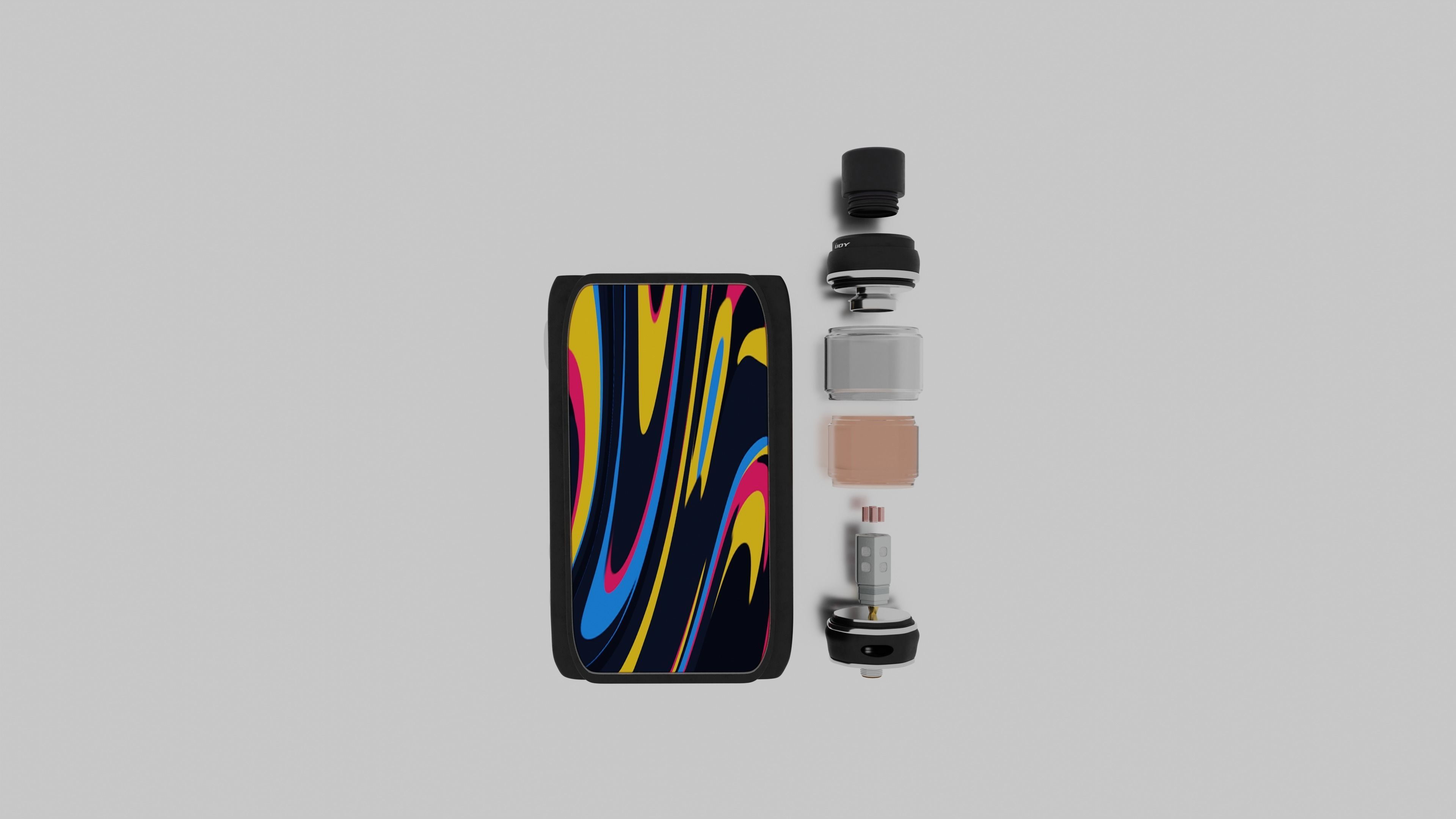 IJOY Shogun UNIV Kit - Vape pack 3D model_16