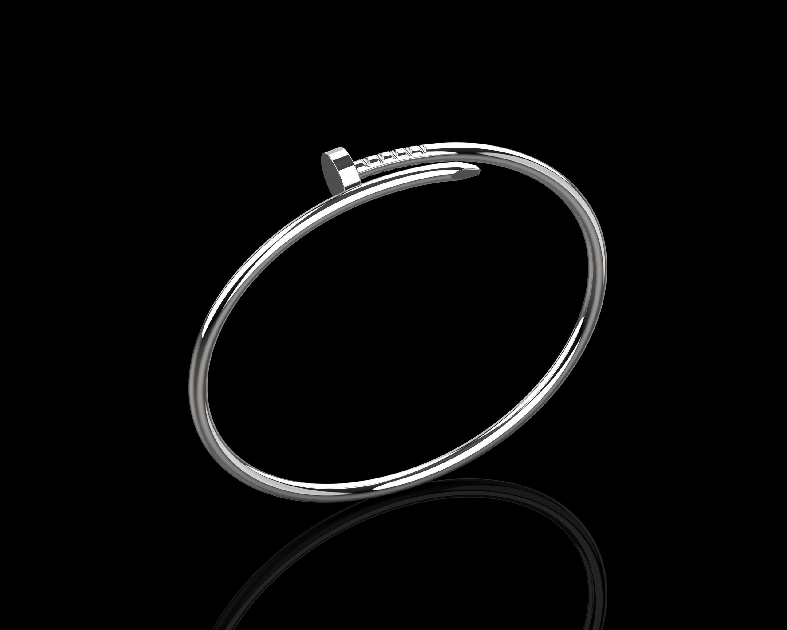 Juste un clou Bracelet 20 Size Small Version N191 3D print model_18