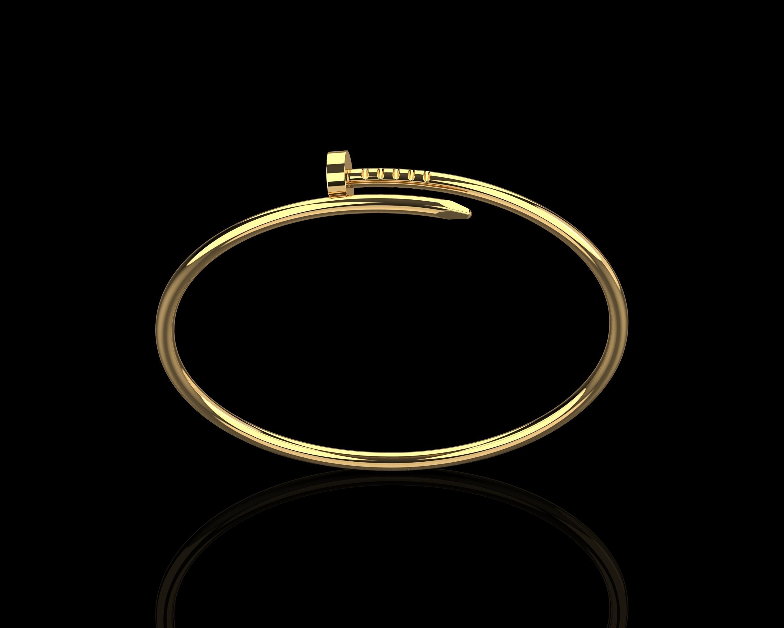 Juste un clou Bracelet 20 Size Small Version N191 3D print model_22