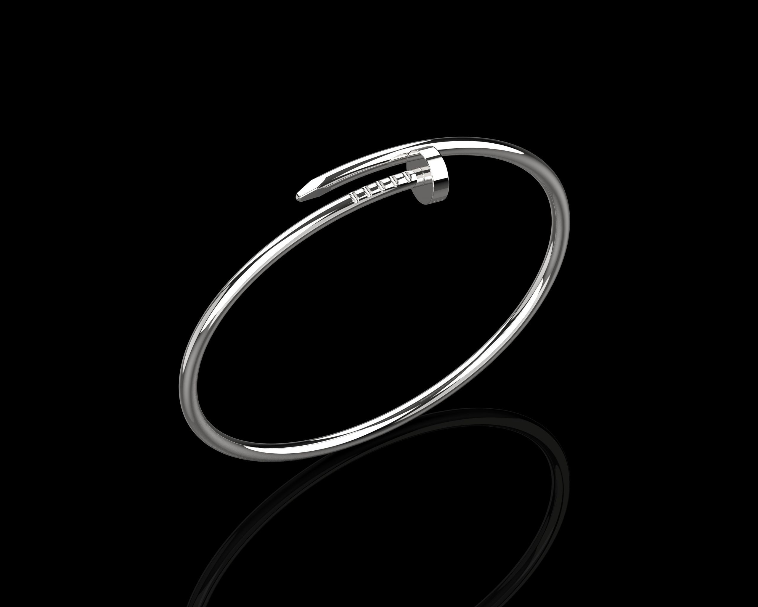 Juste un clou Bracelet 20 Size Small Version N191 3D print model_16