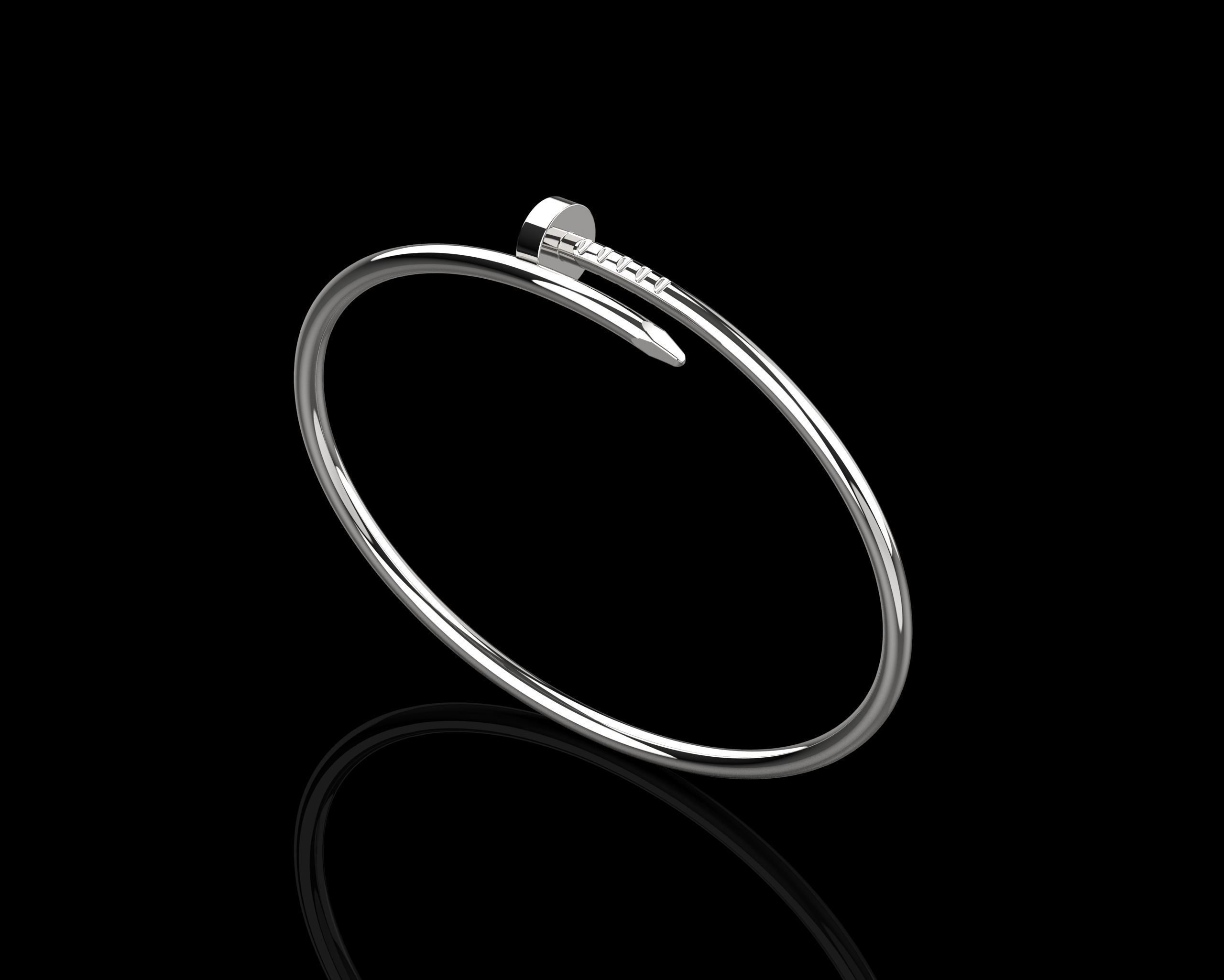 Juste un clou Bracelet 20 Size Small Version N191 3D print model_19