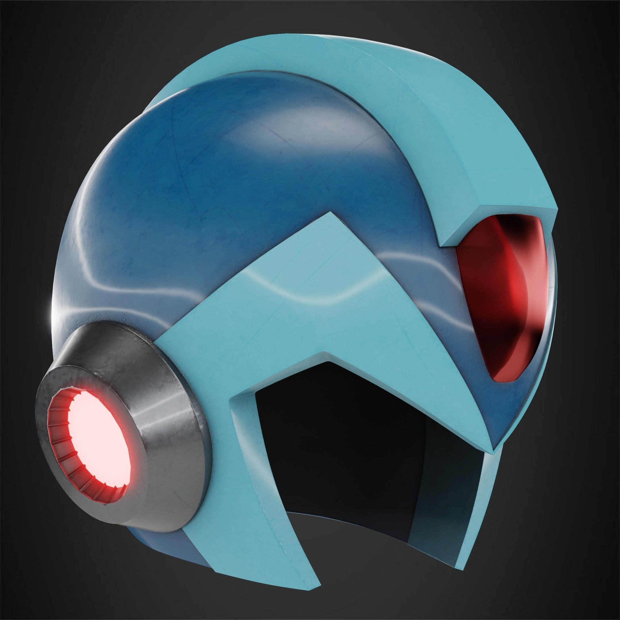 Mega man X Full Armor and Blaster for Cosplay 3D Model Collection_19