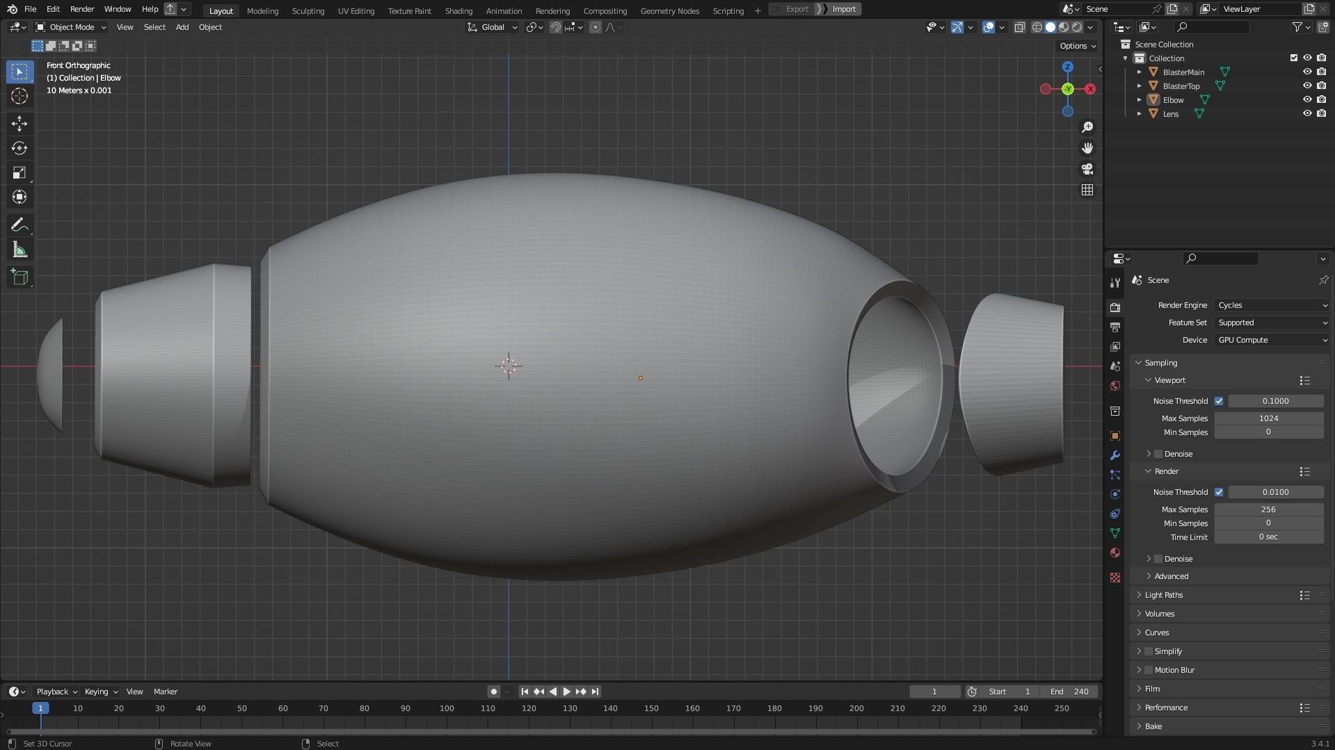 Mega man X Full Armor and Blaster for Cosplay 3D Model Collection_25