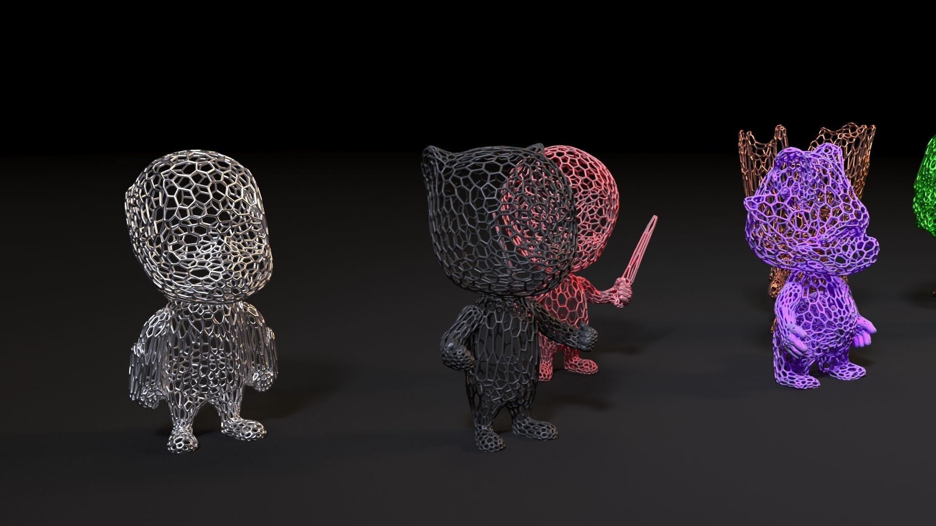 Baby Marvel characters 3D print model_4