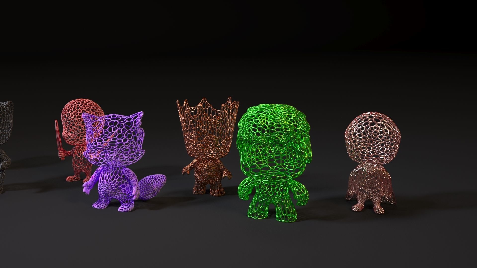 Baby Marvel characters 3D print model_3