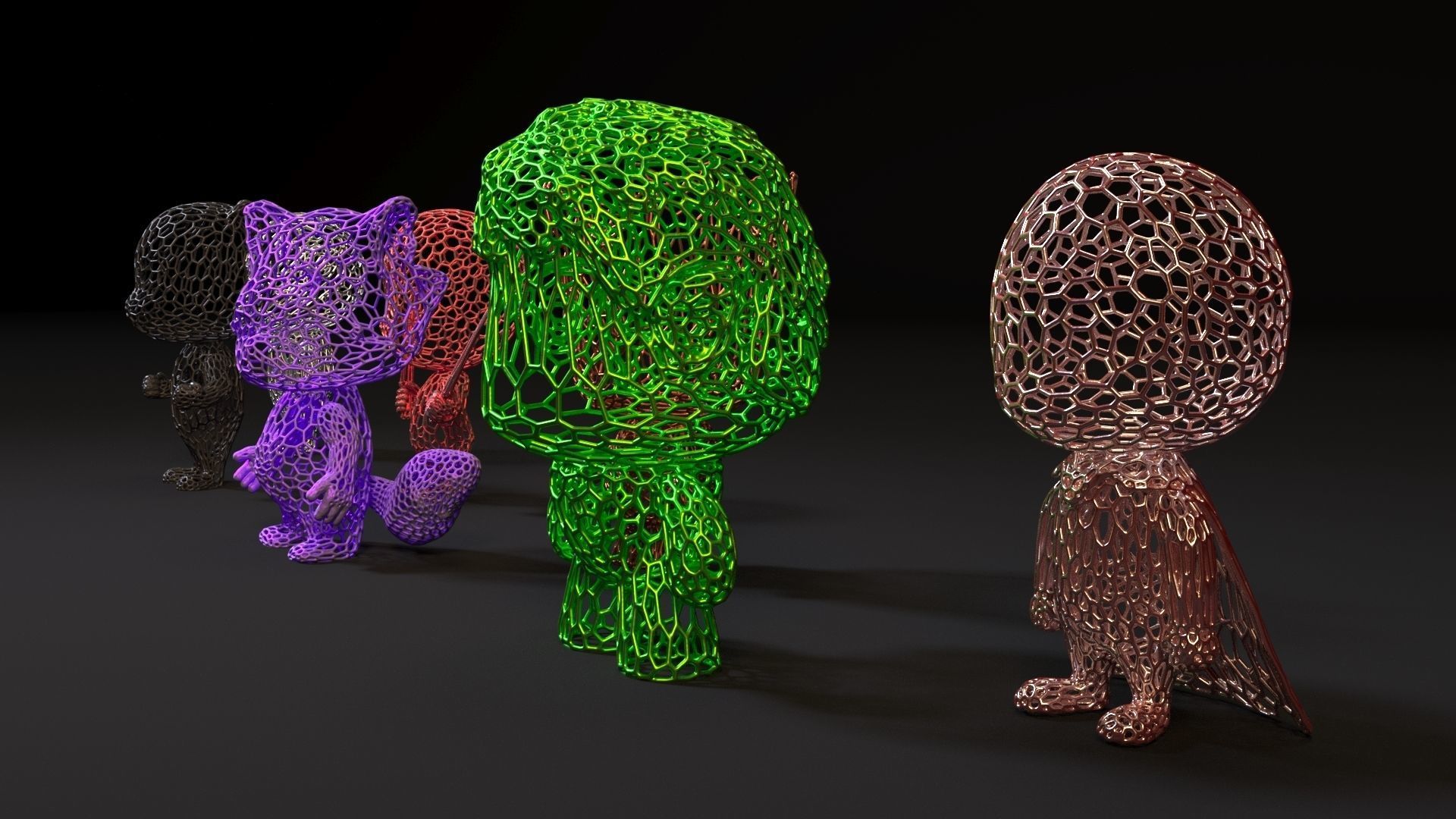 Baby Marvel characters 3D print model_9