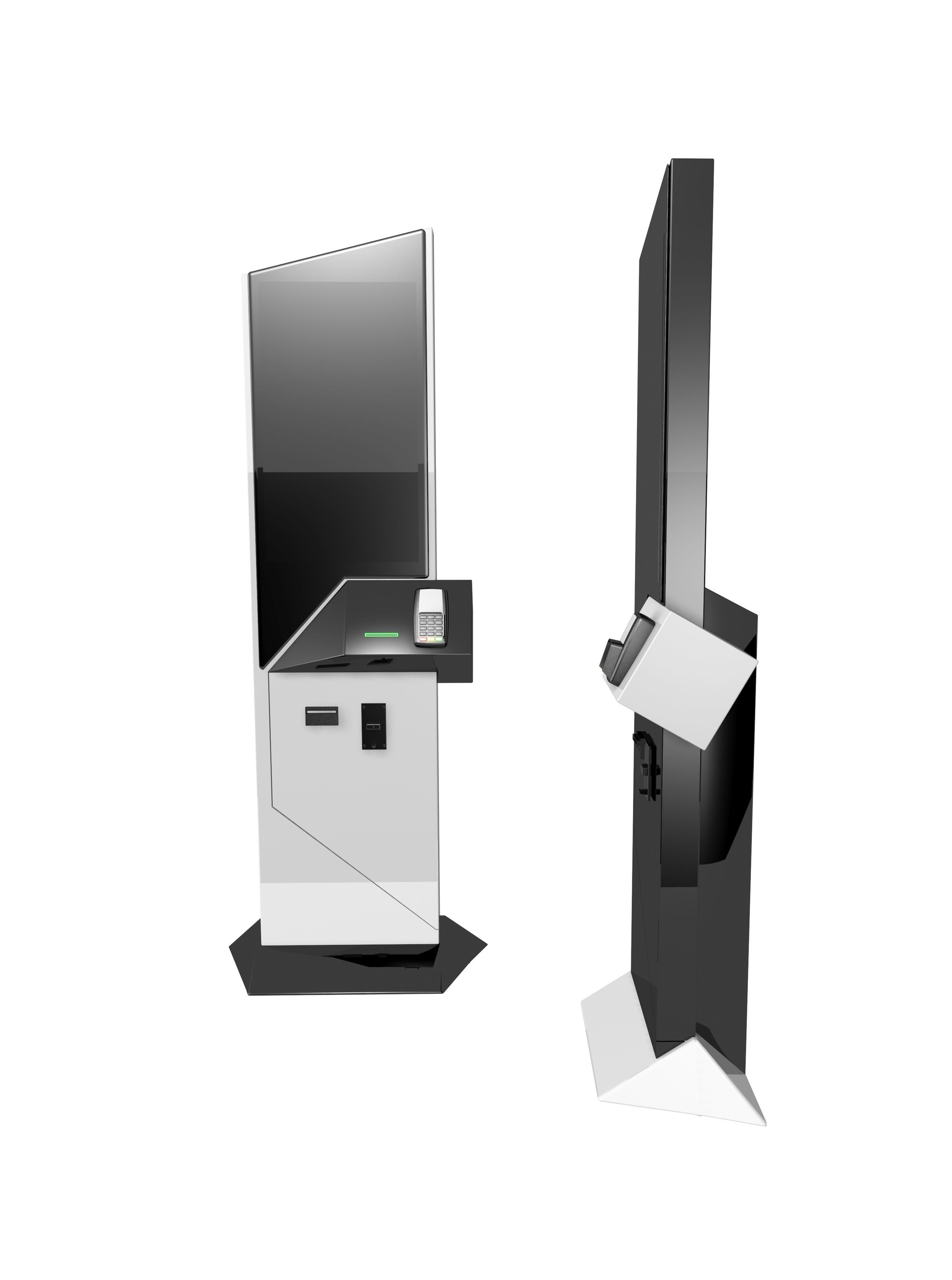 Self-service kiosk for fast food restaurants 3D model_1