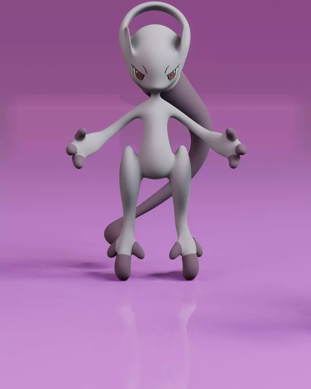Mewtwo Y 3D print model_0