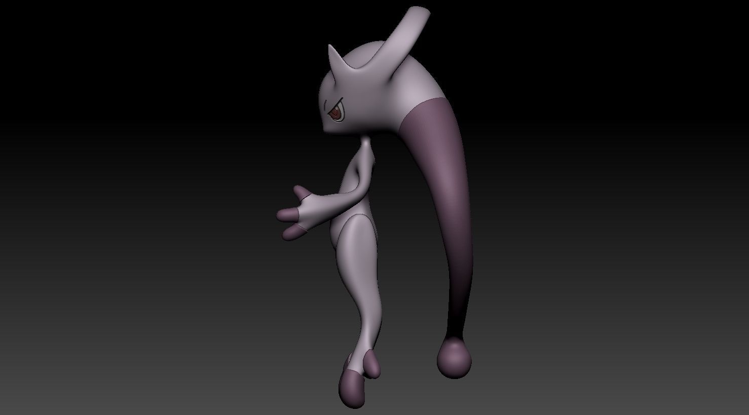 Mewtwo Y 3D print model_5