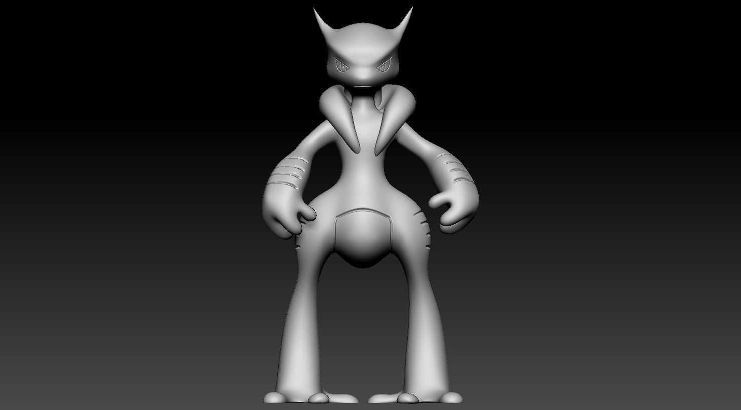 Mewtwo Pack X and Y forms 3D print model_5