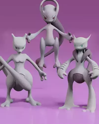 Mewtwo Pack X and Y forms