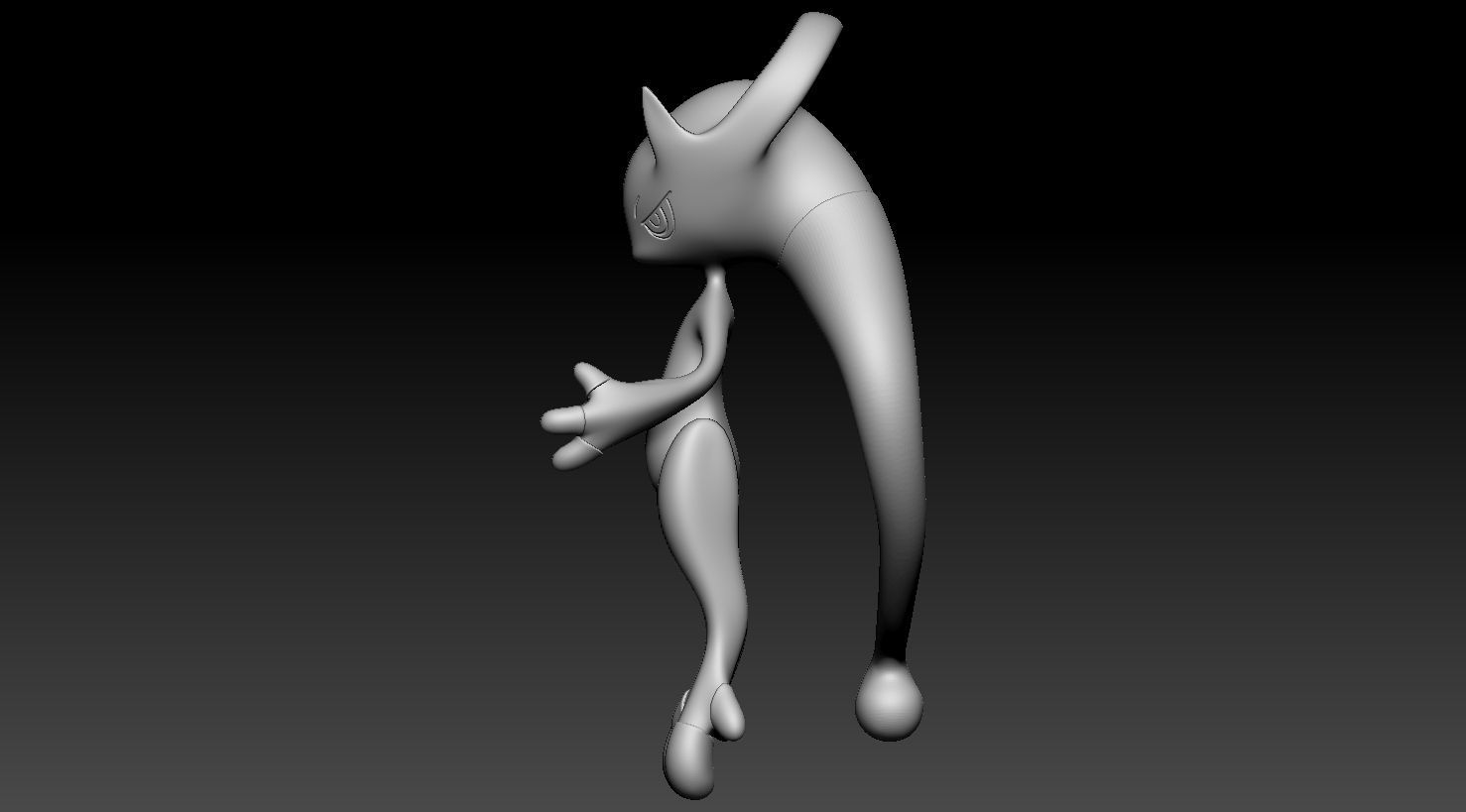 Mewtwo Pack X and Y forms 3D print model_16