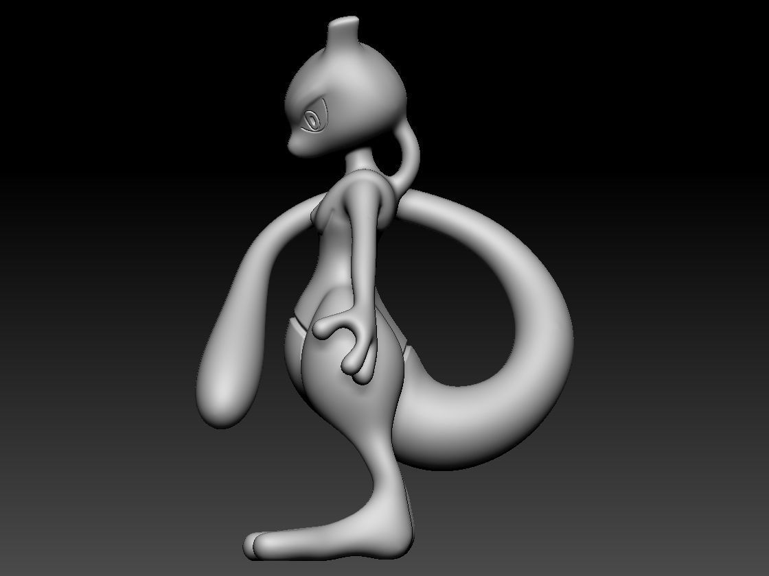 Mewtwo Pack X and Y forms 3D print model_18