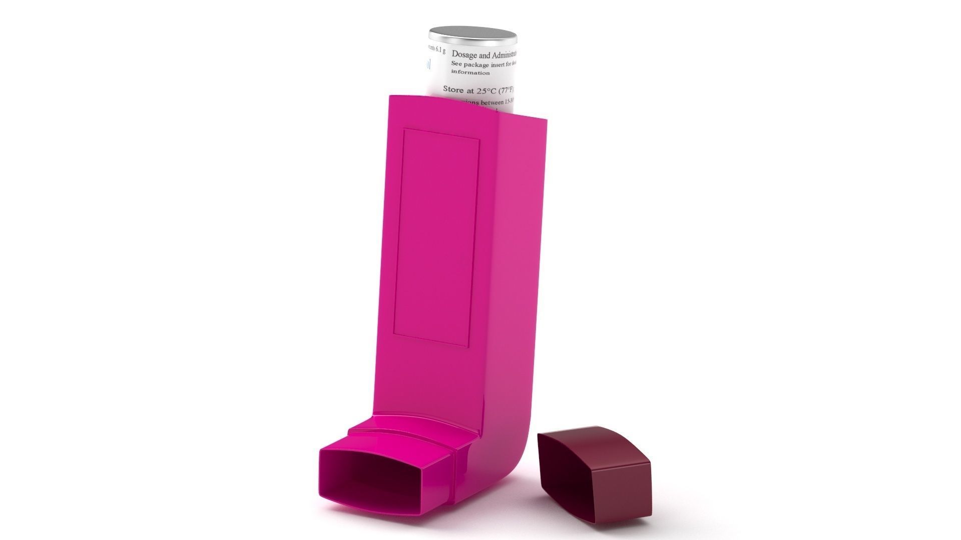 Asthma Inhaler 03  3D model_1