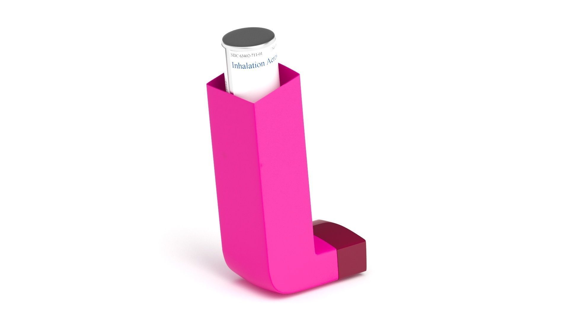 Asthma Inhaler 03  3D model_3