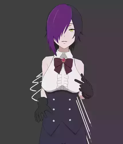 Nihilo the Vortical Stampede - Ishura Low-poly 3D model