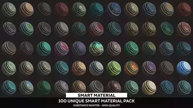 100 Smart Material Bundle - Tutorial - Unique Materials 