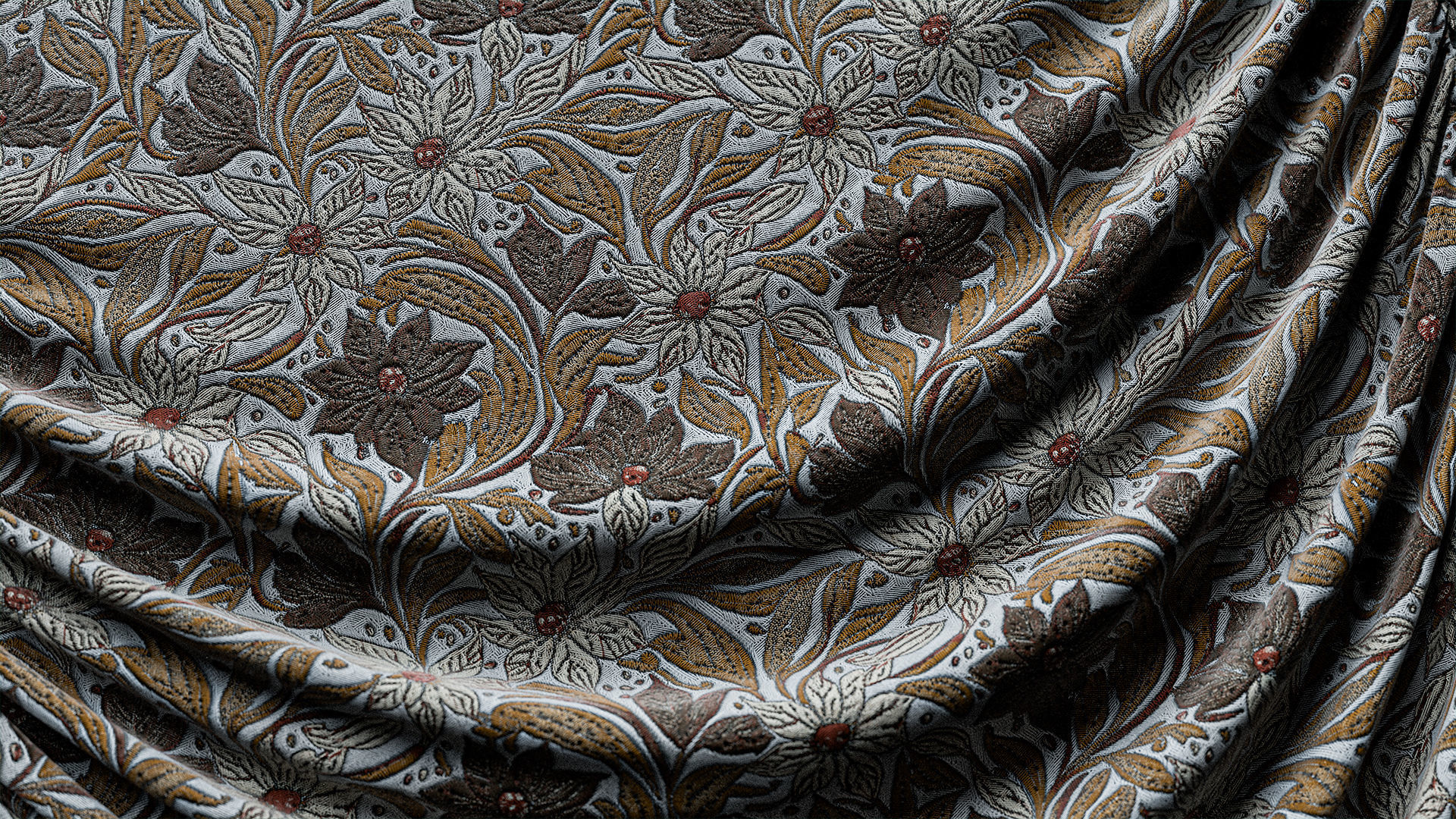 Victorian Flowers - Cloth Texture - Material Pack Texture_3