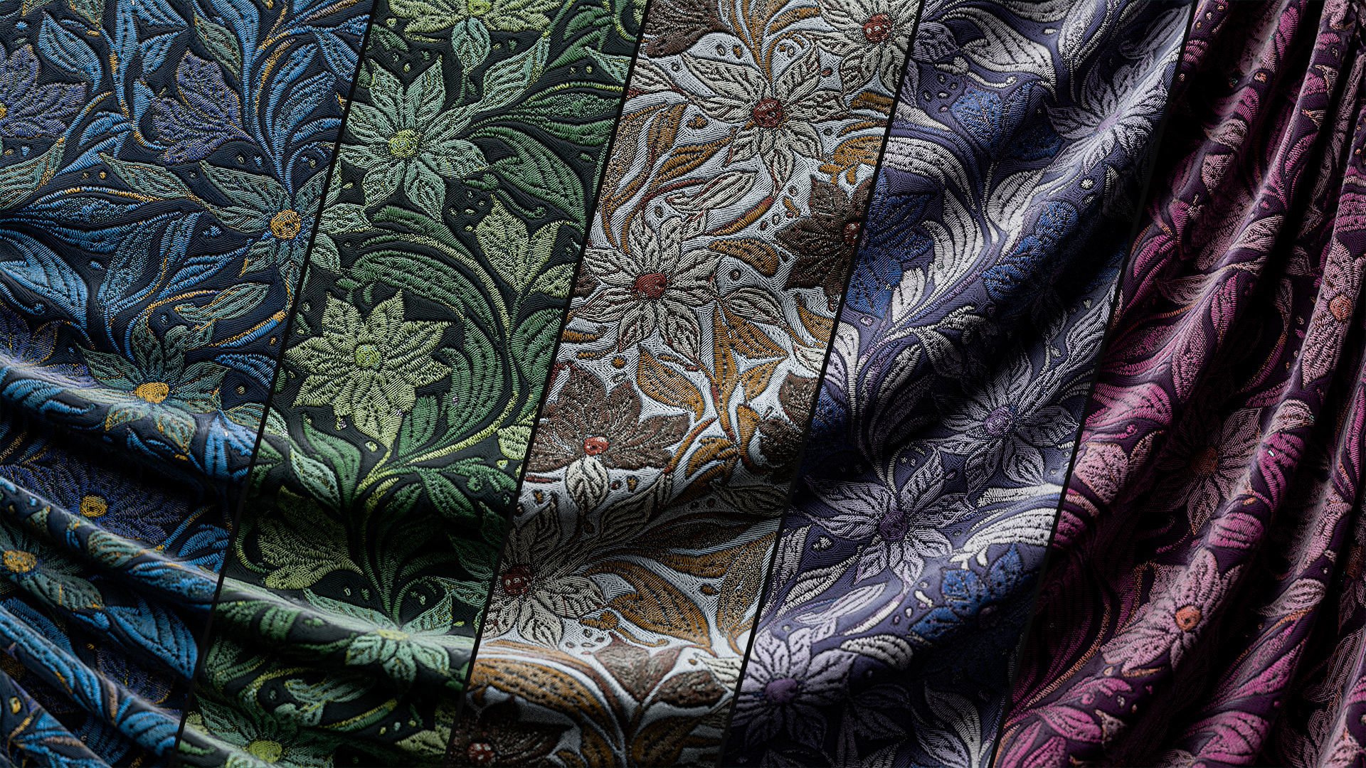 Victorian Flowers - Cloth Texture - Material Pack Texture_6