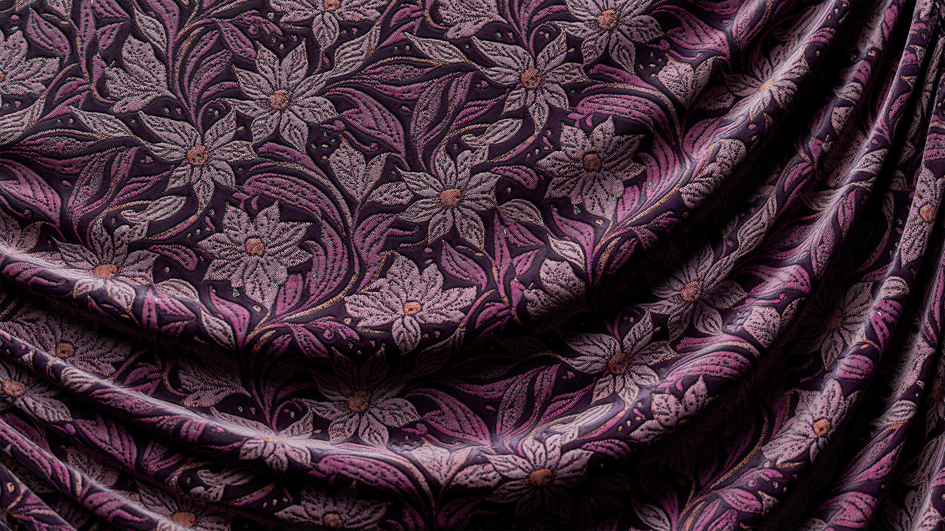 Victorian Flowers - Cloth Texture - Material Pack Texture_1