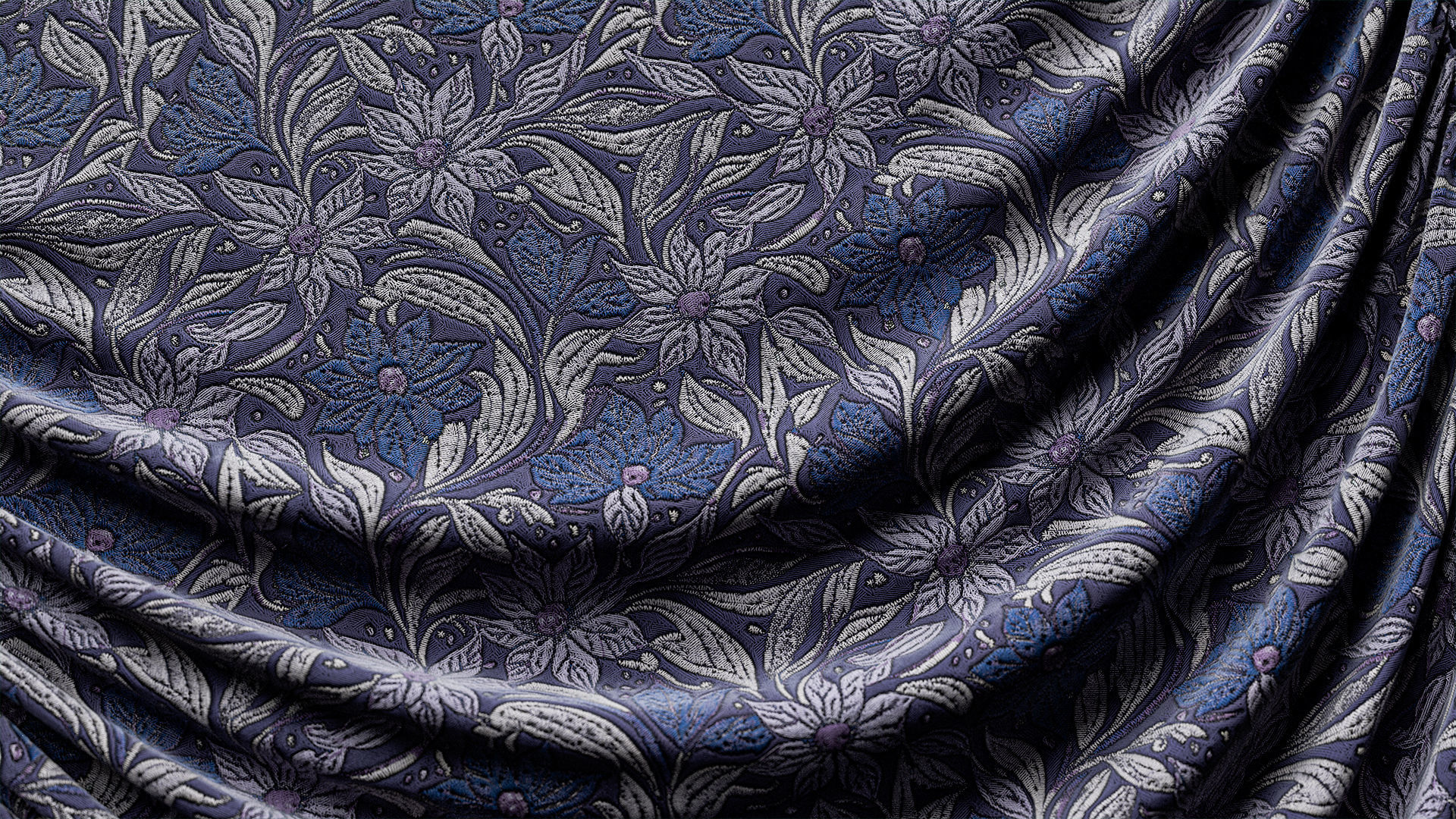 Victorian Flowers - Cloth Texture - Material Pack Texture_8