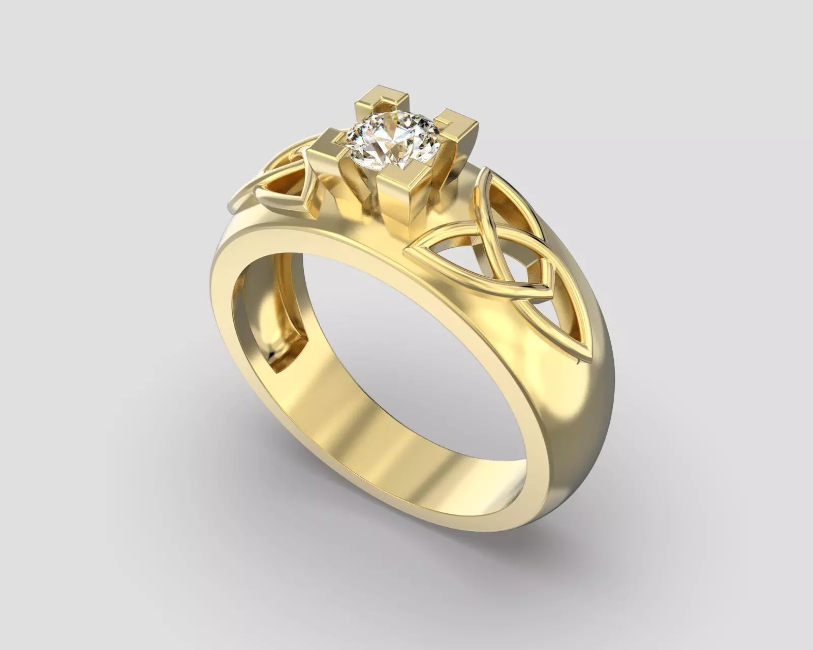 R 067 Ring Celtic Ornament 3D print model