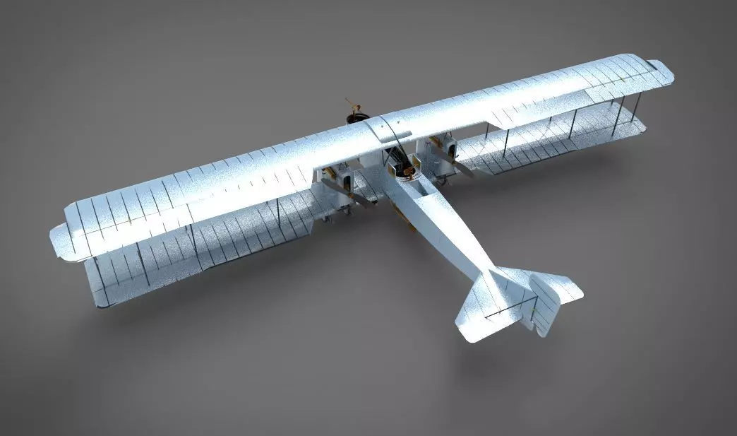 Gotha G IV 3D model_0