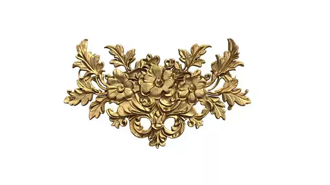 Classic carved decor ornament 478 3D print model