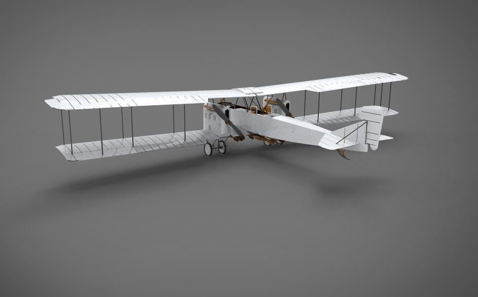 Gotha G IV  3D model_2