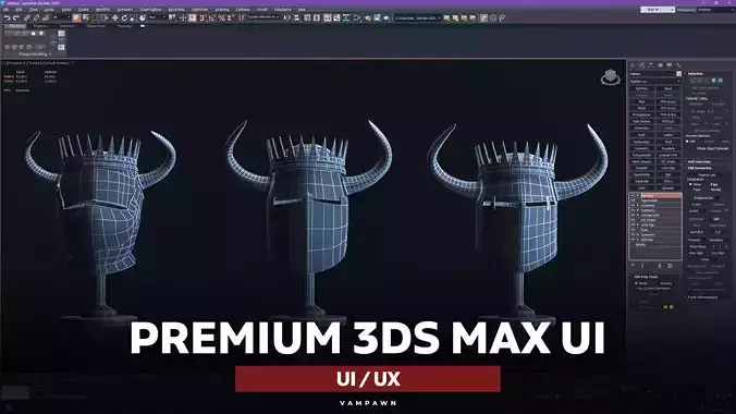 Premium SFDEMIR 3Ds Max UI - Color Scheme