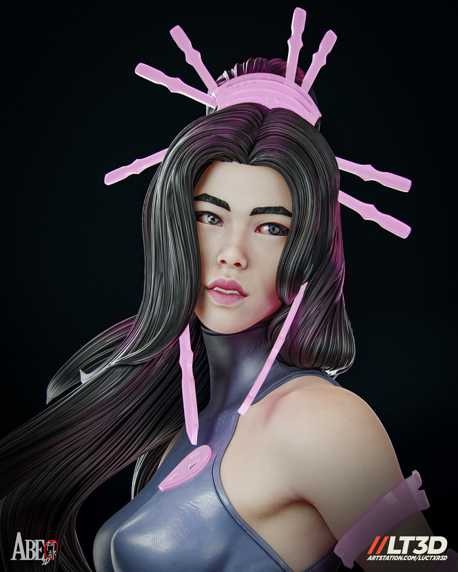 Psylocke Hellfire Gala 3D print model_7