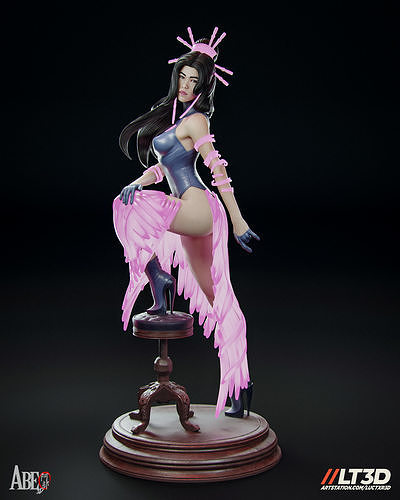 Psylocke Hellfire Gala 3D print model