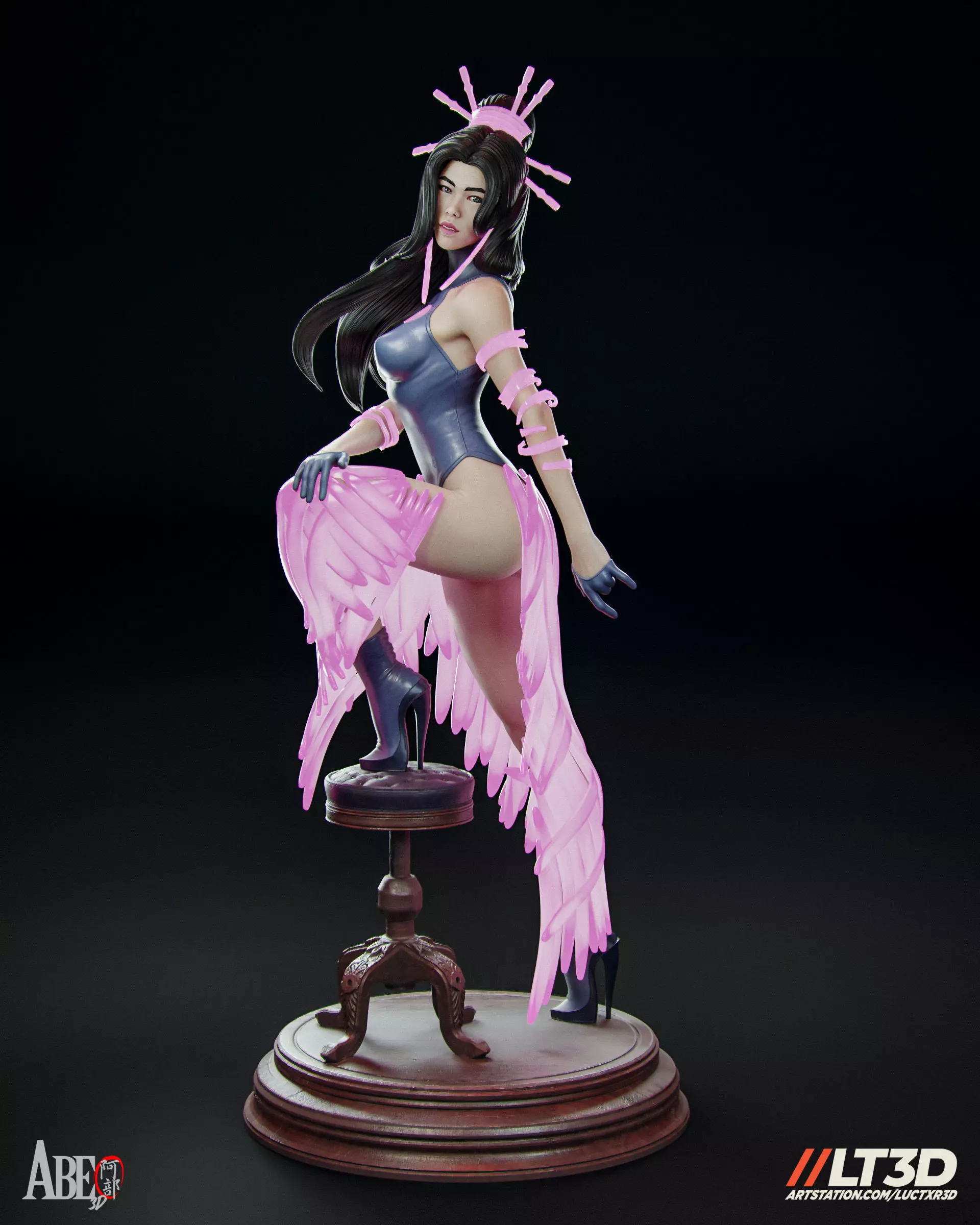 Psylocke Hellfire Gala 3D print model_0
