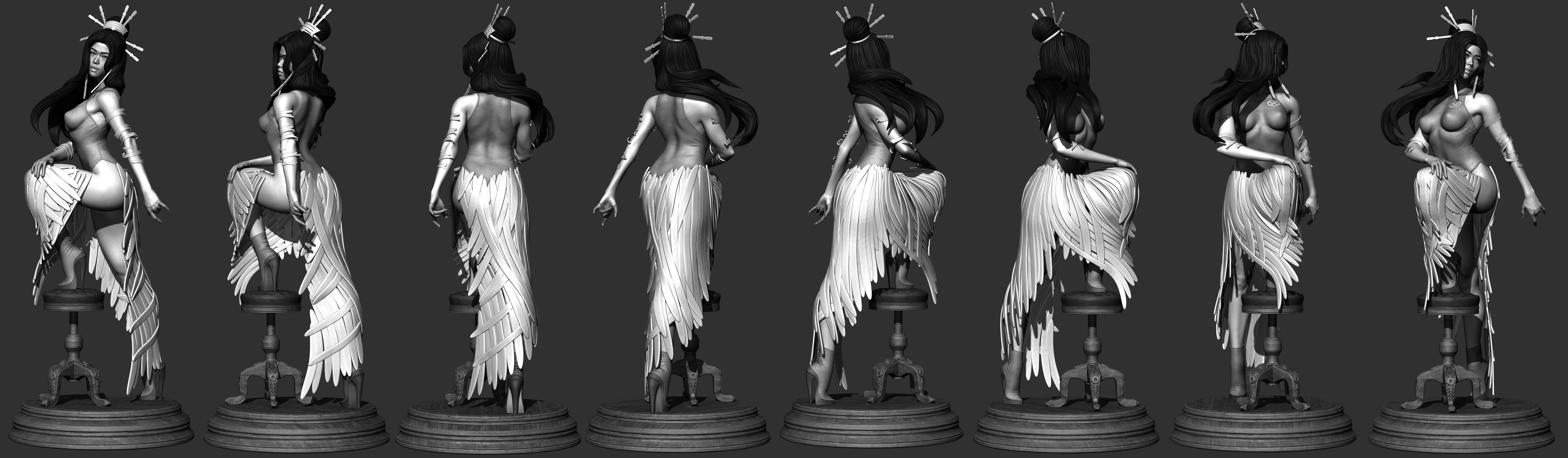 Psylocke Hellfire Gala 3D print model_12