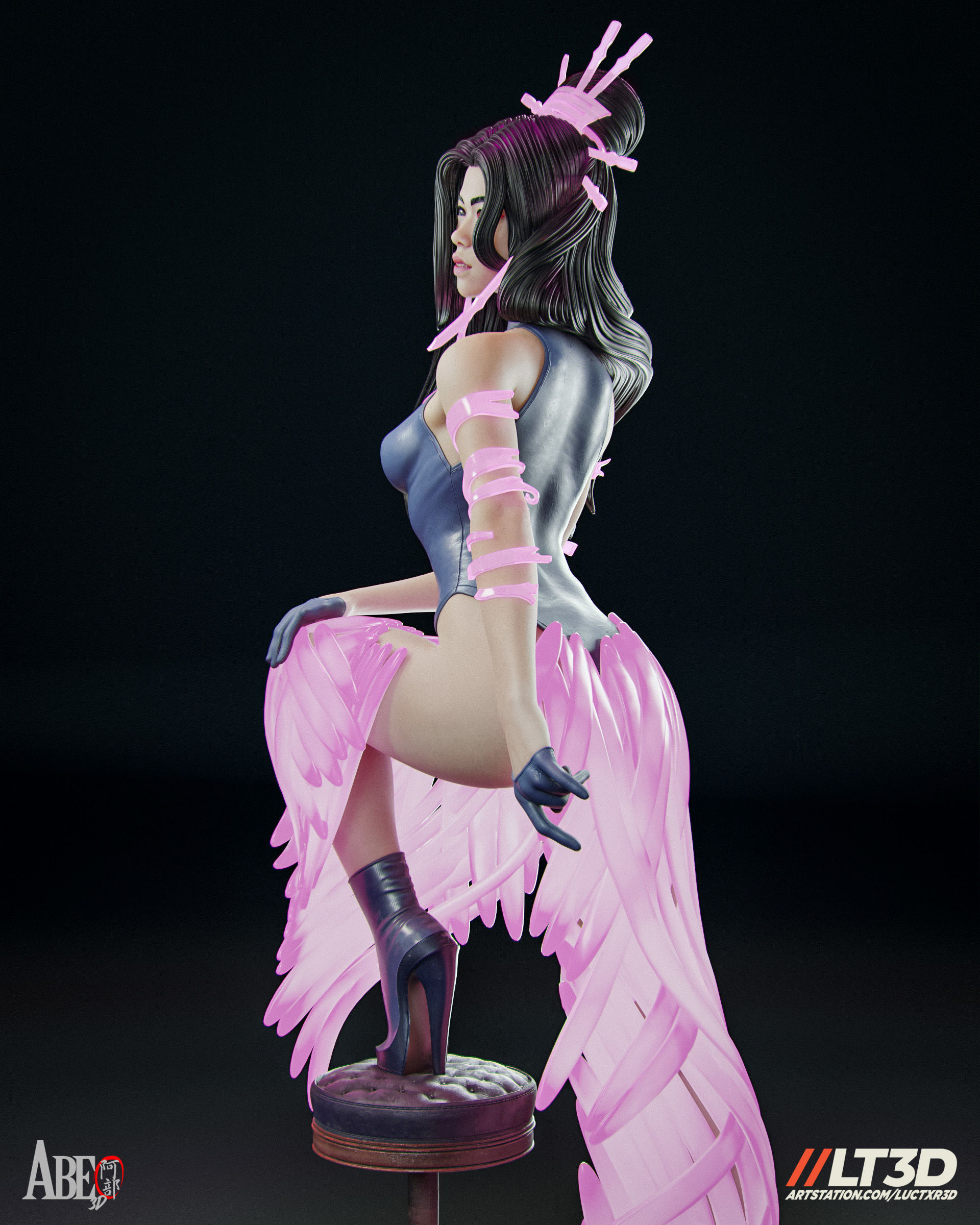 Psylocke Hellfire Gala 3D print model_10
