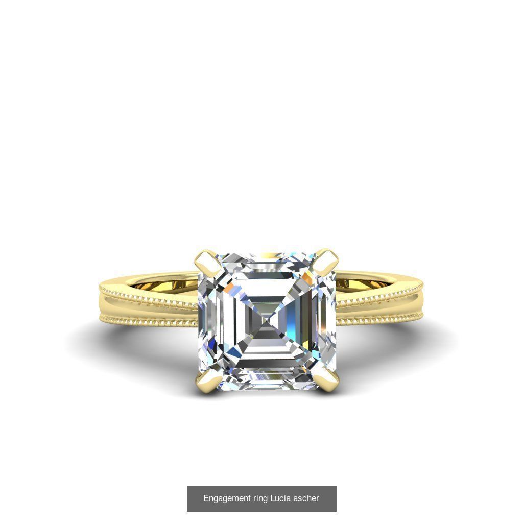 165 ENGAGEMENT RINGS  3D Model Collection_60