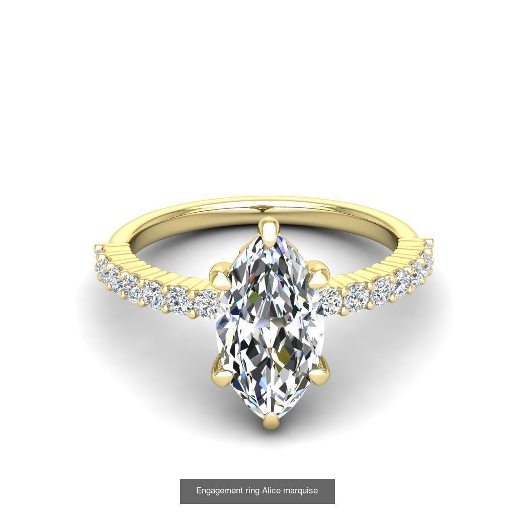 165 ENGAGEMENT RINGS  3D Model Collection_143