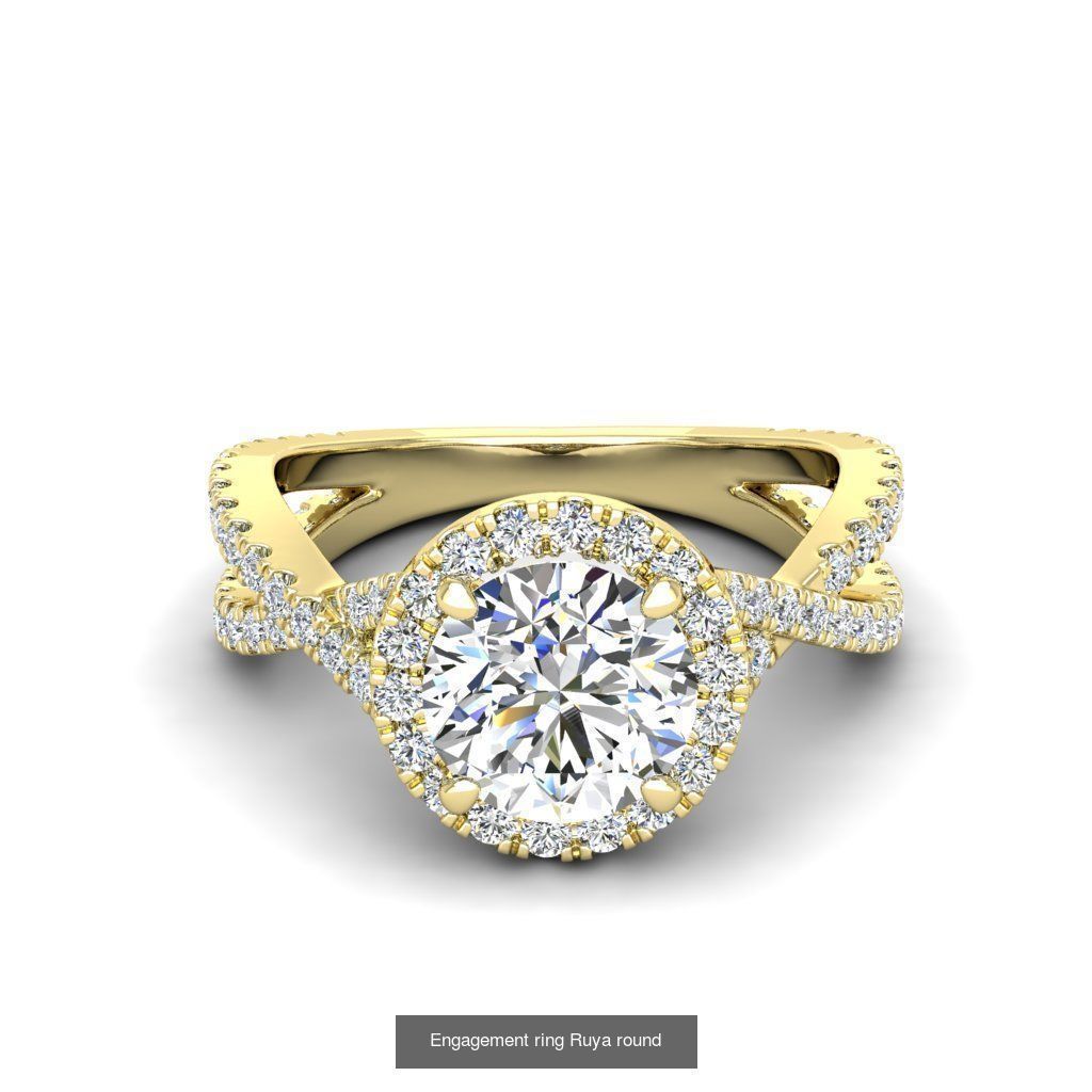 165 ENGAGEMENT RINGS  3D Model Collection_180