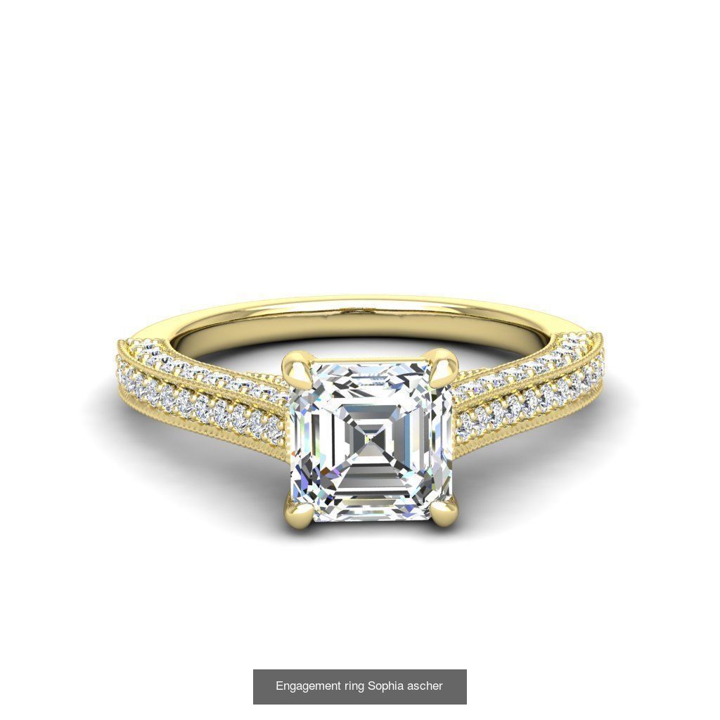 165 ENGAGEMENT RINGS  3D Model Collection_151