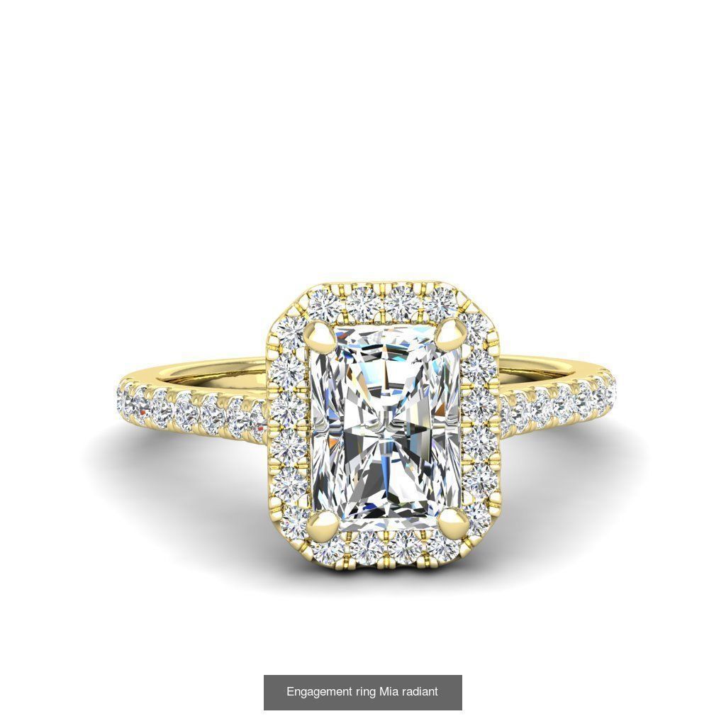 165 ENGAGEMENT RINGS  3D Model Collection_119
