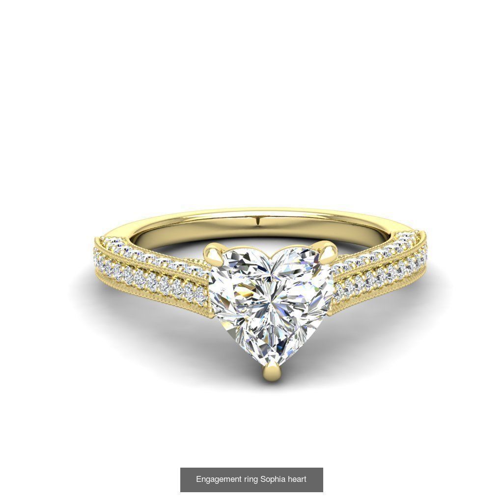 165 ENGAGEMENT RINGS  3D Model Collection_152