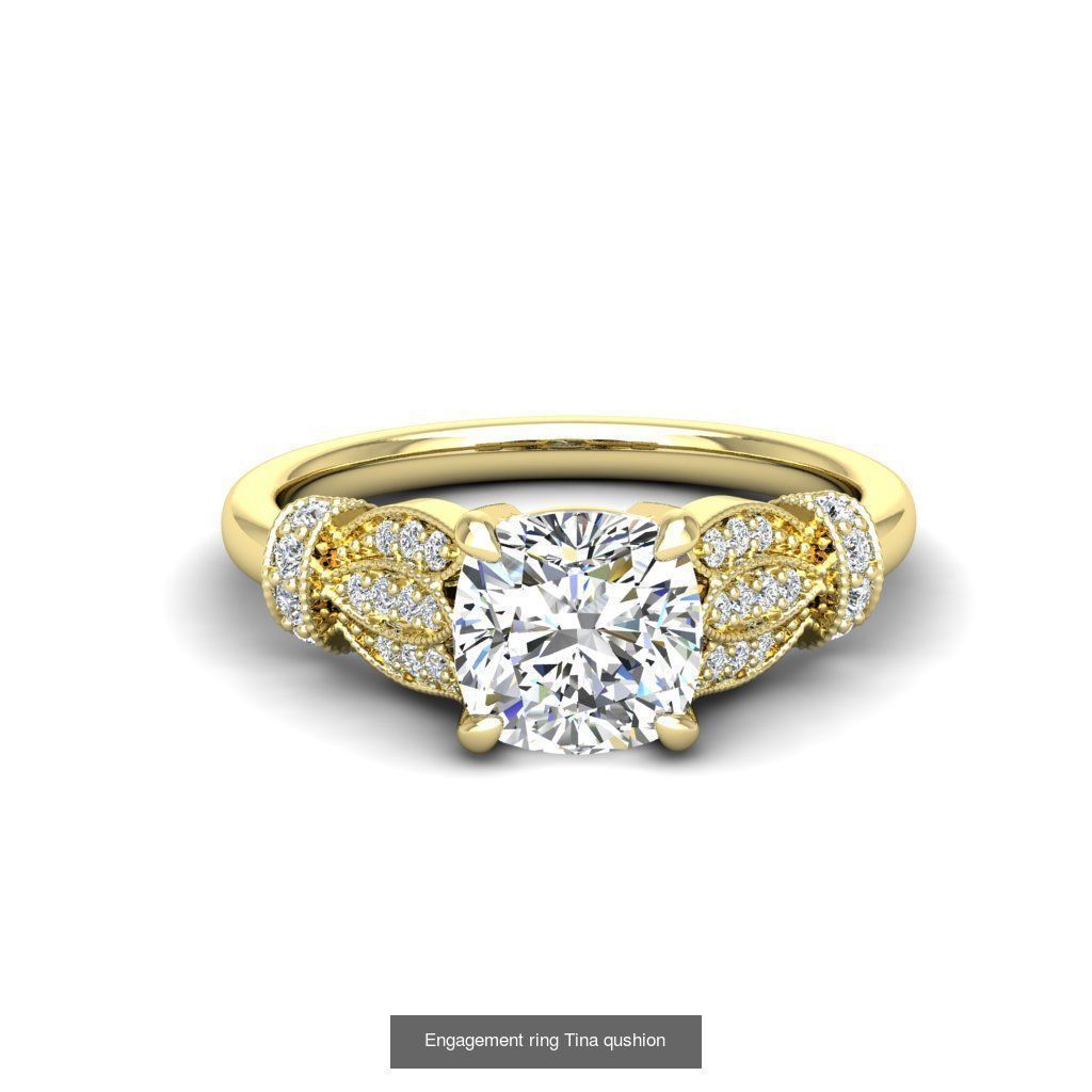 165 ENGAGEMENT RINGS  3D Model Collection_166