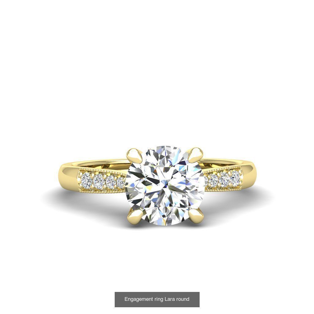 165 ENGAGEMENT RINGS  3D Model Collection_90