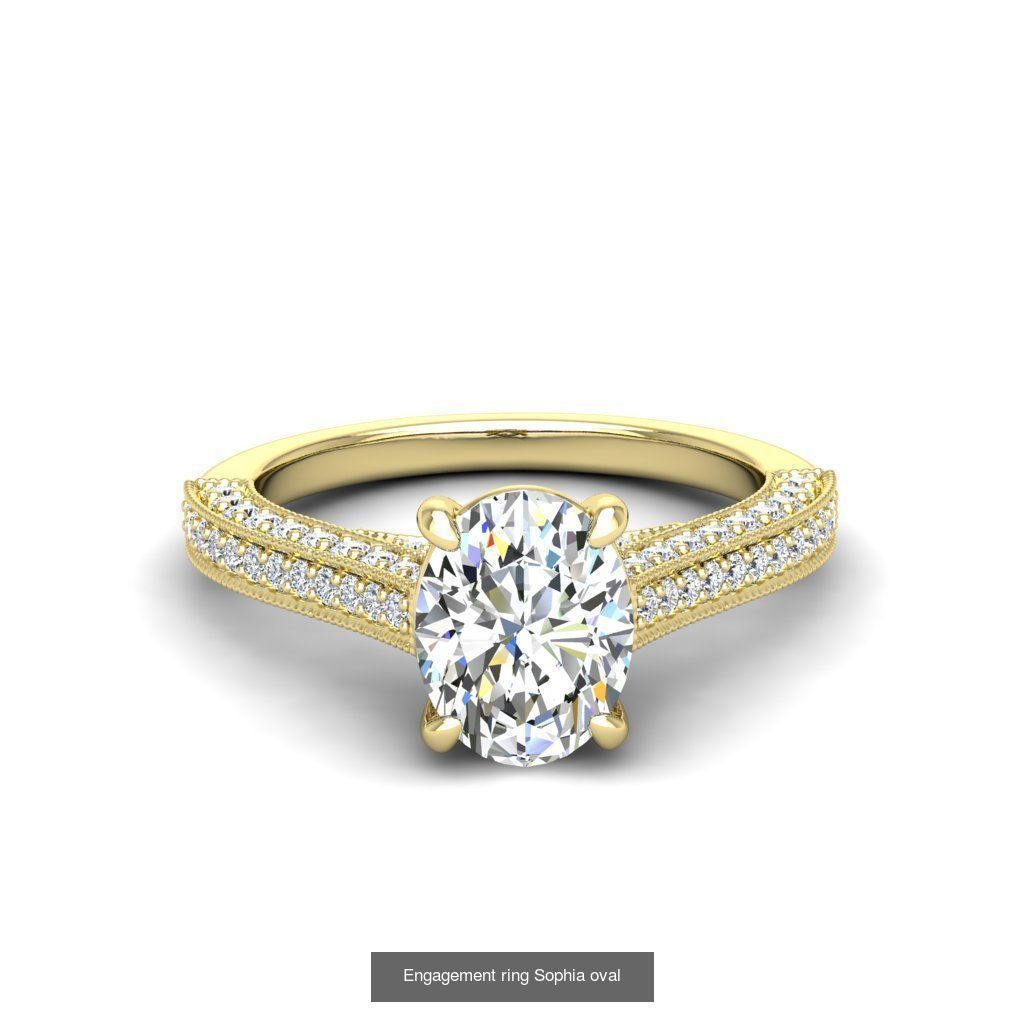 165 ENGAGEMENT RINGS  3D Model Collection_154