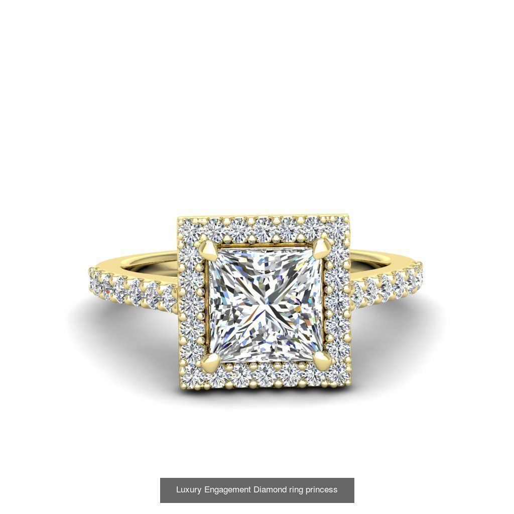 165 ENGAGEMENT RINGS  3D Model Collection_48