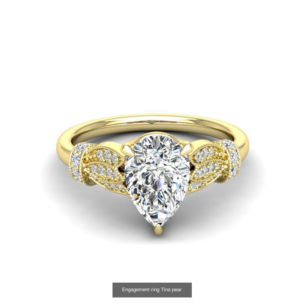 165 ENGAGEMENT RINGS  3D Model Collection_165