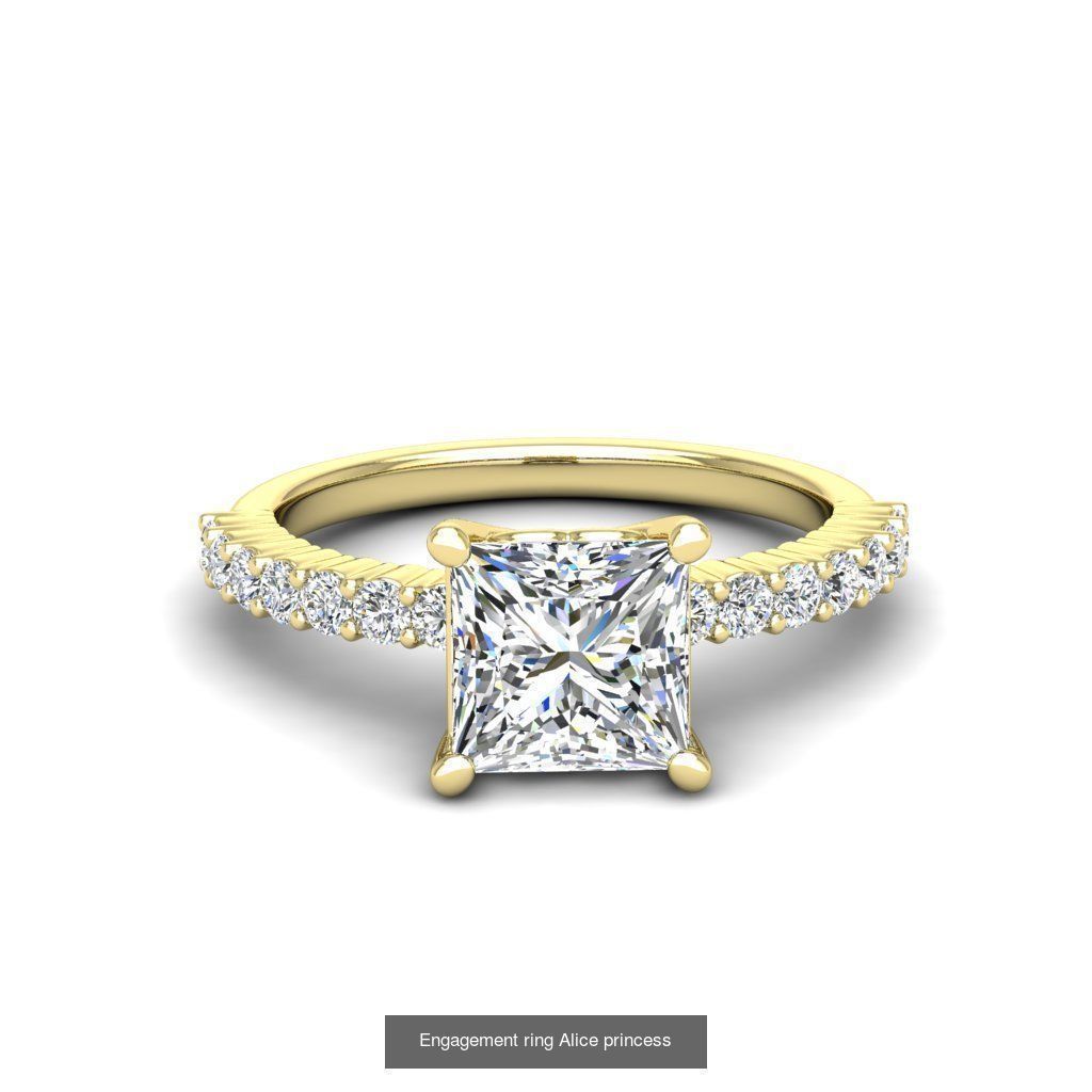 165 ENGAGEMENT RINGS  3D Model Collection_148
