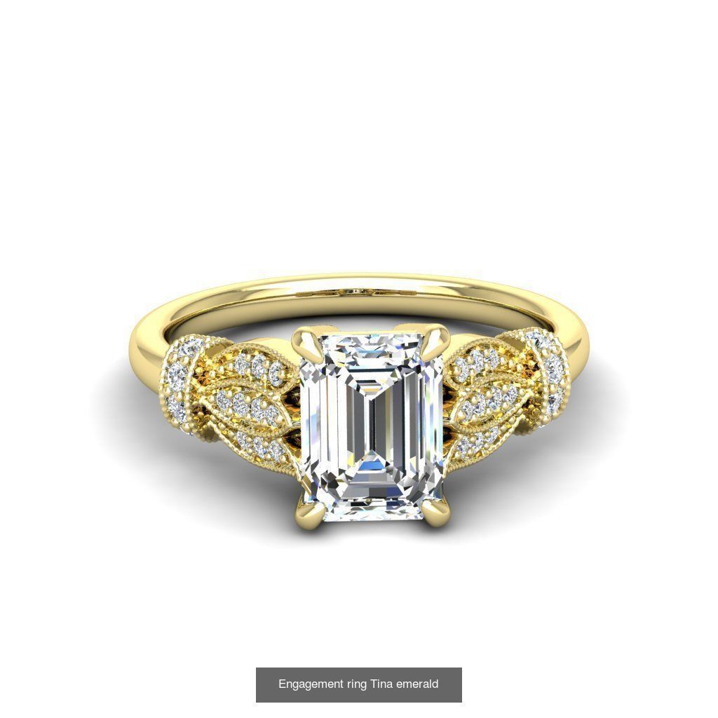 165 ENGAGEMENT RINGS  3D Model Collection_167